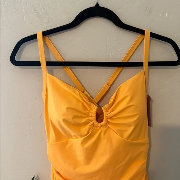 SHAPELLXSmart Sculpt U-Ring Cut Out Shaping Swimsuit